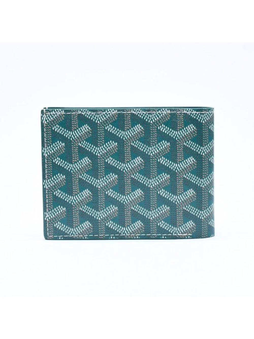 Goyard Victoire Wallet Leather Green